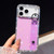iPhone 17 Pro Max Rhinestone Glitter Wristband Holder Phone Case - Glitter Light Purple