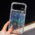 iPhone 17 Pro Max Rhinestone Glitter Wristband Holder Phone Case - Love Transparent