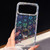 iPhone 17 Pro Max Rhinestone Ring Holder Dual-side IMD PC Hybrid TPU Phone Case - Heart Transparent