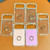 iPhone 17 Pro Max Rhinestone Ring Holder Dual-side IMD PC Hybrid TPU Phone Case - Heart Transparent
