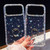 iPhone 17 Pro Max Rhinestone Ring Holder Dual-side IMD PC Hybrid TPU Phone Case - Stars Transparent