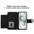 iPhone 17 Pro Max Rhombic Texture Flip Leather Phone Case with Lanyard - Black