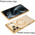 iPhone 17 Pro Max Right Angle Square Electroplated CD Pattern TPU MagSafe Phone Case - Sierra Blue