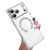 iPhone 17 Pro Max Right Angle Square Electroplated CD Pattern TPU MagSafe Phone Case - Silver