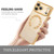 iPhone 17 Pro Max Right Angle Square Electroplated CD Pattern TPU MagSafe Phone Case - Silver