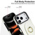 iPhone 17 Pro Max Ring Holder Card Bag Skin Feel Phone Case - White