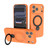 iPhone 17 Pro Max Ring Shield MagSafe TPU Phone Case with 360 Degree Rotating Holder - Orange