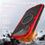 iPhone 17 Pro Max R-JUST Life Waterproof Dustproof MagSafe Magnetic Holder Phone Case - Red