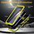 iPhone 17 Pro Max R-JUST Metal + Silicone + Tempered Glass Life Waterproof Phone Case with Holder - Yellow