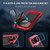 iPhone 17 Pro Max R-JUST Sliding Camera IP54 Life Waterproof Holder Phone Case - Red