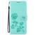 iPhone 17 Pro Max Rose Embossed Flip PU Leather Phone Case - Green