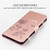 iPhone 17 Pro Max Rose Embossed Flip PU Leather Phone Case - Rose Gold