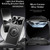 iPhone 17 Pro Max Rotating Holder Frosted Metal Phone Case - Blue