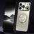 iPhone 17 Pro Max Rotating Holder Frosted Metal Phone Case - Titanium