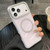 iPhone 17 Pro Max Rounded Edge Semi-transparent Glitter MagSafe Phone Case - Purple