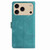 iPhone 17 Pro Max Secret Garden Butterfly Pattern Leather Phone Case - Green