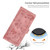 iPhone 17 Pro Max Secret Garden Butterfly Pattern Leather Phone Case - Pink