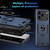iPhone 17 Pro Max Shockproof Metal Ring Holder Phone Case - Blue