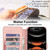 iPhone 17 Pro Max Shockproof PU + TPU Leather Phone Case - Rose Gold