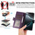 iPhone 17 Pro Max Side Buckle RFID Anti-theft Leather Phone Case - Dark Purple