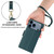 iPhone 17 Pro Max Side Buckle RFID Anti-theft Leather Phone Case - Green