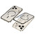 iPhone 17 Pro Max Single-sided Snap Buckle Metal Frame Frosted MagSafe Phone Case - Titanium