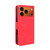 iPhone 17 Pro Max Skin Feel Calf Texture Card Slots Leather Phone Case - Red