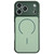 iPhone 17 Pro Max Skin Feel Color Blocking Cooling Magnetic Phone Case - Dark Green