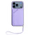 iPhone 17 Pro Max Skin Feel Four Card Slots Phone Case with Wrist Strap - Purple