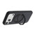 iPhone 17 Pro Max Skin Feel Frosted 360 Degree Rotation Holder Magnetic Phone Case - Black