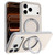iPhone 17 Pro Max Skin Feel Frosted 360 Degree Rotation Holder Magnetic Phone Case - White