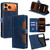 iPhone 17 Pro Max Skin Feel Magnetic Buckle Leather Phone Case - Blue