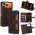 iPhone 17 Pro Max Skin Feel Magnetic Buckle Leather Phone Case - Brown