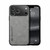 iPhone 17 Pro Max Skin Feel Magnetic Leather Back Phone Case - Light Grey