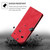 iPhone 17 Pro Max Skin Feel Magnetic Leather Phone Case - Red