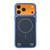 iPhone 17 Pro Max Skin Feel PC + Technology Cloth Magnetic Phone Case - Blue