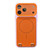 iPhone 17 Pro Max Skin Feel PC + Technology Cloth Magnetic Phone Case - Orange Pink