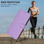 iPhone 17 Pro Max Skin Feel Solid Color Leather Phone Case with Lanyard - Lavender Purple
