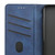 iPhone 17 Pro Max Skin Feel Splicing Leather Phone Case - Blue