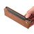iPhone 17 Pro Max Skin Feel Splicing Leather Phone Case - Brown