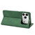 iPhone 17 Pro Max Skin Feel Splicing Leather Phone Case - Green