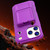 iPhone 17 Pro Max Skin Feel TPU Hidden Mirror Card Bag Phone Case with Stand - Dark Purple