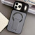 iPhone 17 Pro Max Skin-Feel TPU Hybrid PC Magnetic Phone Case with Kickstand - Black
