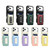 iPhone 17 Pro Max Sliding Card Holder Integrated Phone Case with Kickstand - Black Green