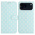 iPhone 17 Pro Max Small Dots Pattern Vegan Leather Phone Case - Light Blue