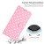 iPhone 17 Pro Max Small Dots Pattern Vegan Leather Phone Case - Pink