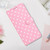 iPhone 17 Pro Max Small Dots Pattern Vegan Leather Phone Case - Pink