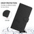 iPhone 17 Pro Max Smile Embossing RFID Leather Phone Case - Black