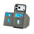 iPhone 17 Pro Max Solid Color Metal Buckle Card Slots Bag Phone Case - Grey