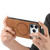 iPhone 17 Pro Max Solid Color Retro Magsafe PU Back Cover Phone Case - Brown